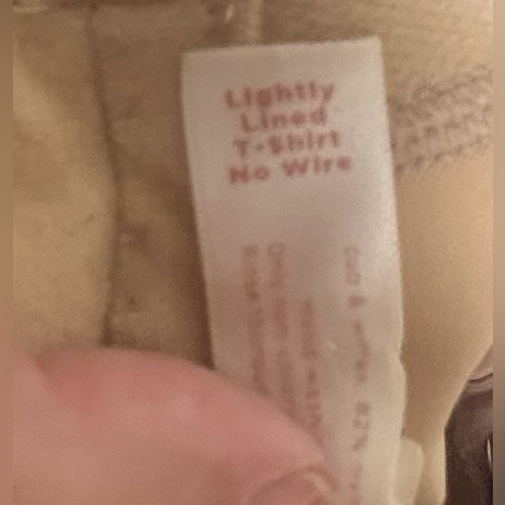 Cacique Lightly Lined T-shirt No Wire Bra Sz 46DDD Nude Beige - Picture 4 of 4